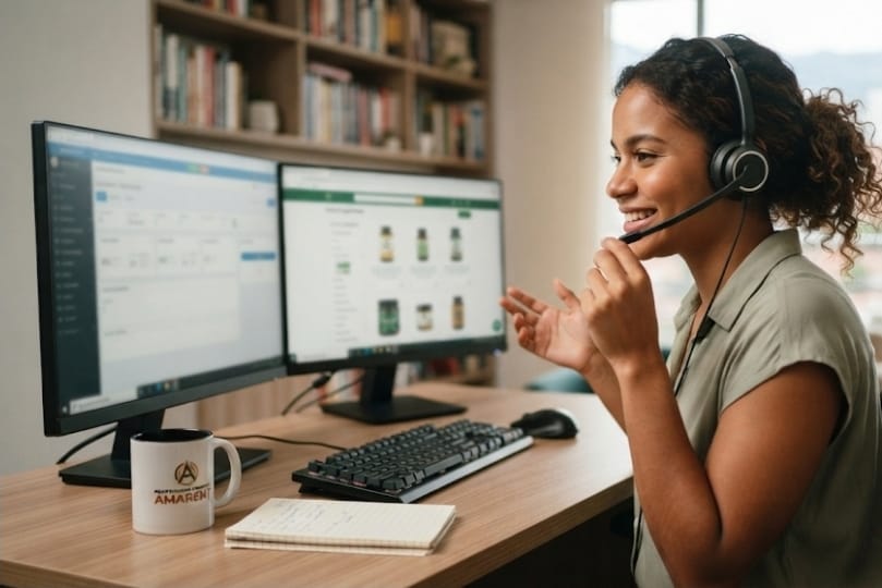 ASESOR VENTAS CALL CENTER - PRODUCTOS NATURALES Abastecedora Comercial Amarent