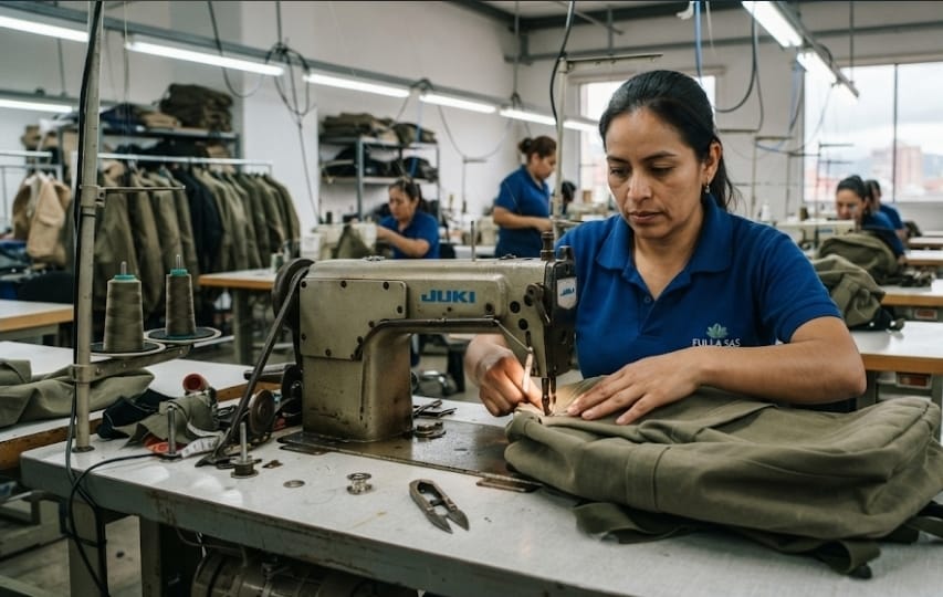 OPERARIA DE MÁQUINA PLANA PARA CONFECCIÓN TEXTIL ​FULLA INDUSTRIES